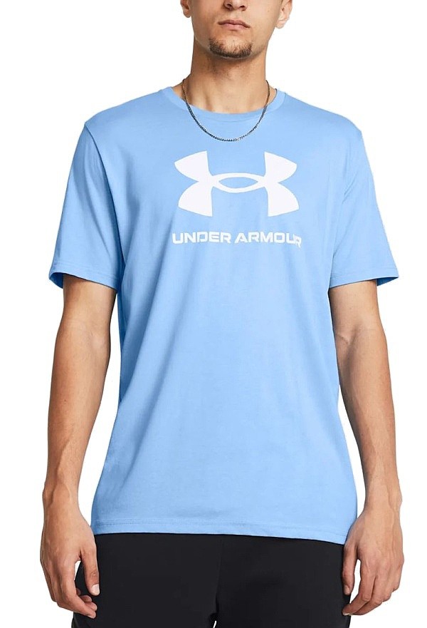 рубашка Under Armour Sportstyle Logo Update - Horizon Blue/White - men´s