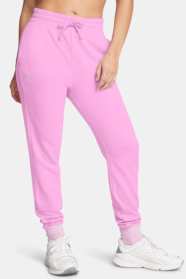 spodnie dresowe Under Armour Rival Fleece Jogger - Stellar Pink/White