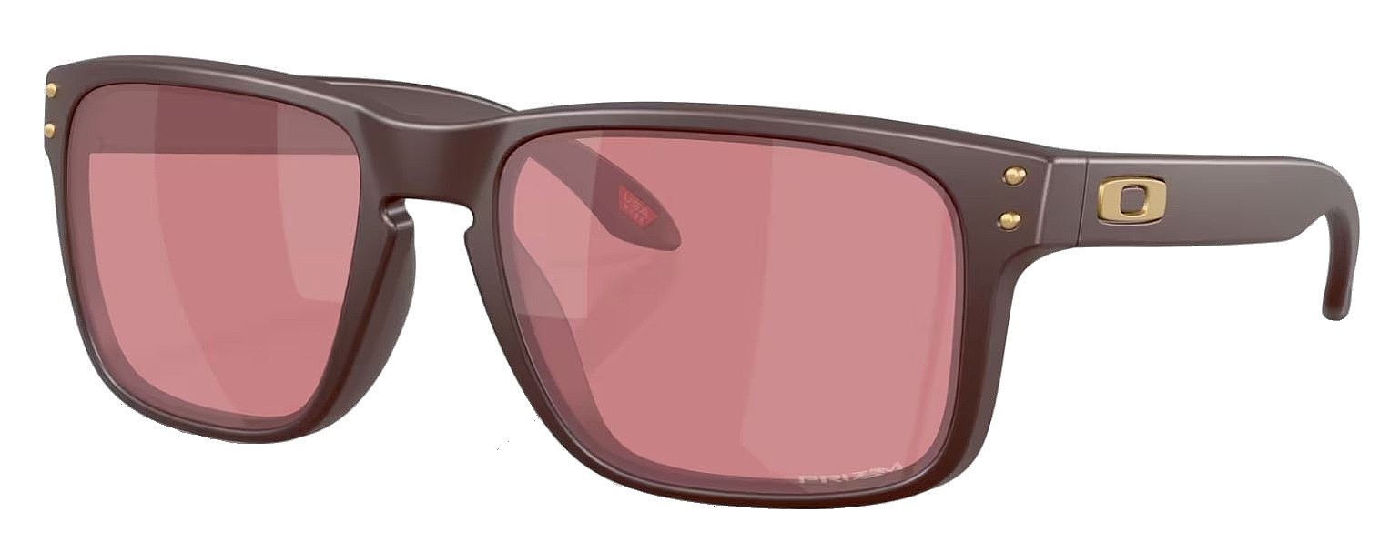 des lunettes Oakley Holbrook - Matte Grenache/Prizm Dark Golf