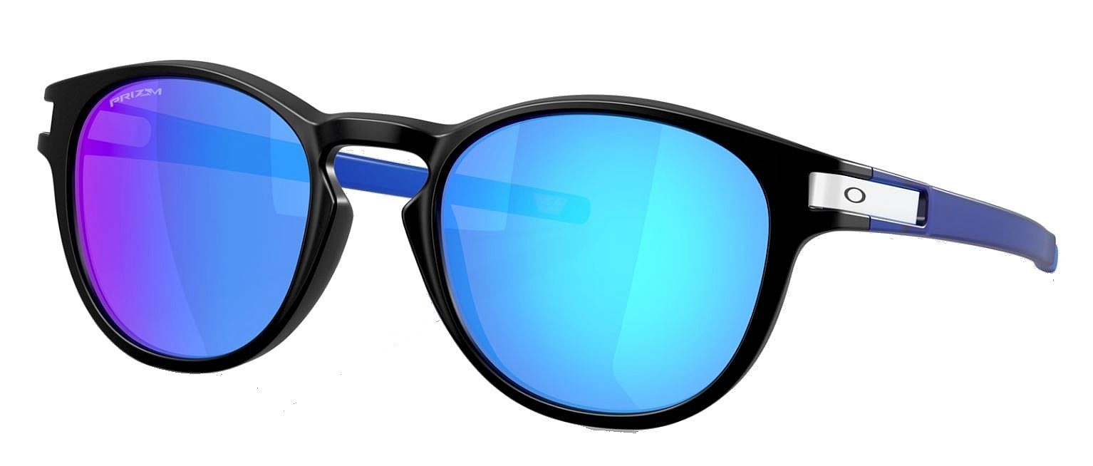 Brille Oakley Latch - Matte Black/Prizm Sapphire
