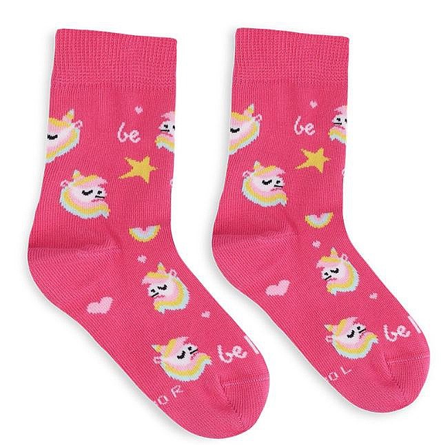 chaussettes Be Lenka Crew Unicorn - BubleGum Pink - kid´s