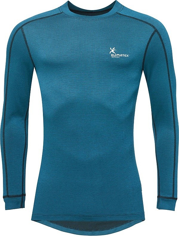 T-shirt Klimatex Arvid Klimafeel LS - Denim Blue/Black - men´s