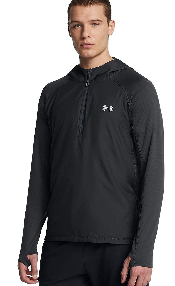 Jacke Under Armour Trail Run Hoodie - Anthracite/Coyote/Reflective - men´s
