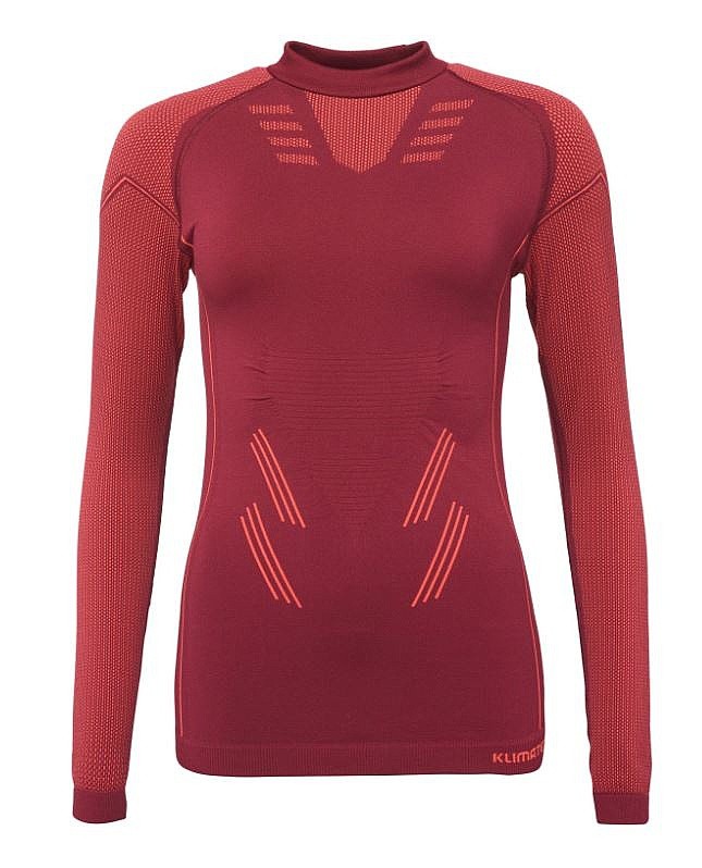 рубашка Klimatex Yama Seamless LS - Wine/Terracotta - women´s