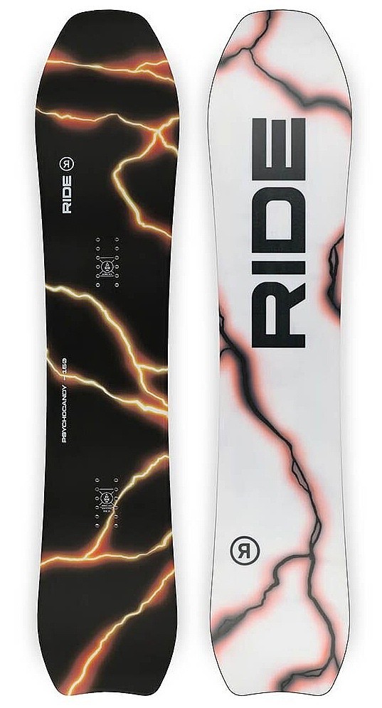 tabla de snowboard Ride Psychocandy - Design