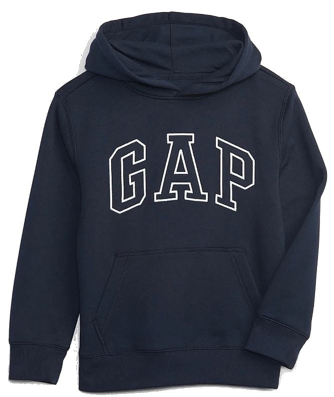 sweat-shirt GAP V-New Campus Logo Hood - Blue Galaxy - boy´s