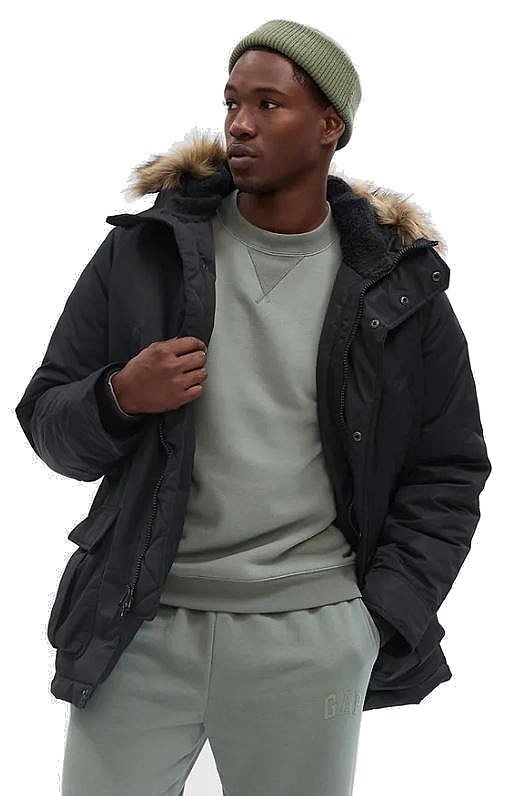 куртка GAP Heavyweight - True Black V2 - men´s