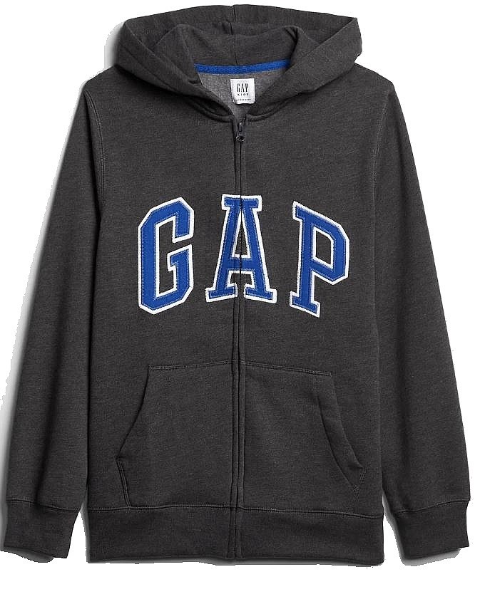 sudadera GAP V-New GAP Arch Zip - Charcoal Grey - boy´s