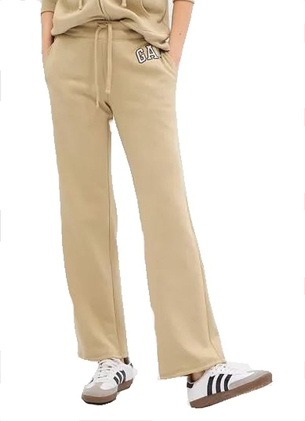 Jogginghose GAP Logo GAP Heritage Boot - Travertine BRN 15 - women´s