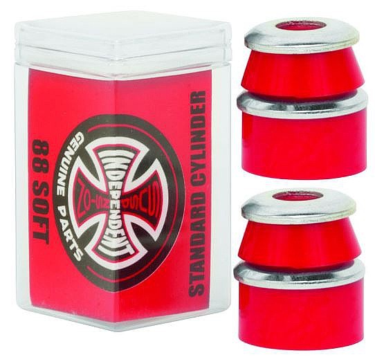 silentblocs Independent Genuine Parts Standard Cylinder Cushions Soft 88A - Red