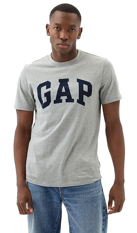 tricou GAP Logo GAP Basic - Heather Grey - men´s