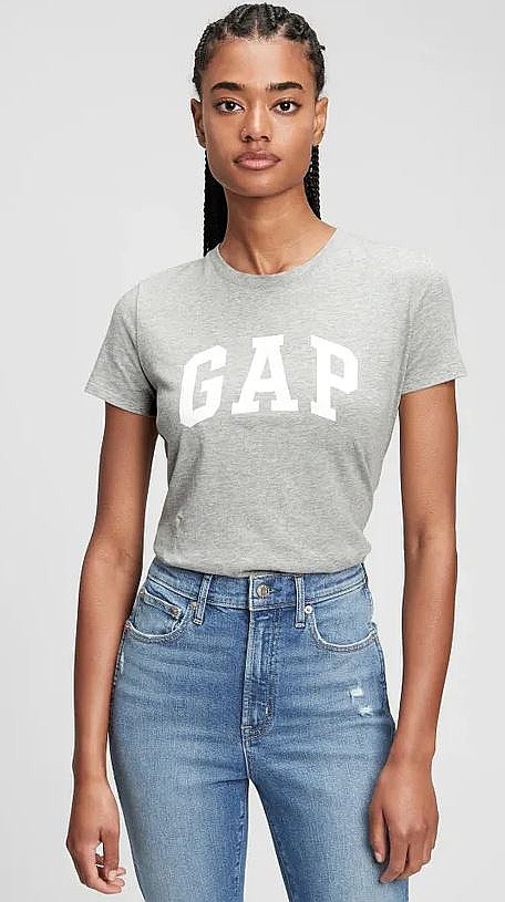 рубашка GAP Logo GAP - B10 Grey Heather - women´s