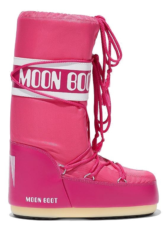 pantofi Moon Boot Icon Nylon - Bougainvillea