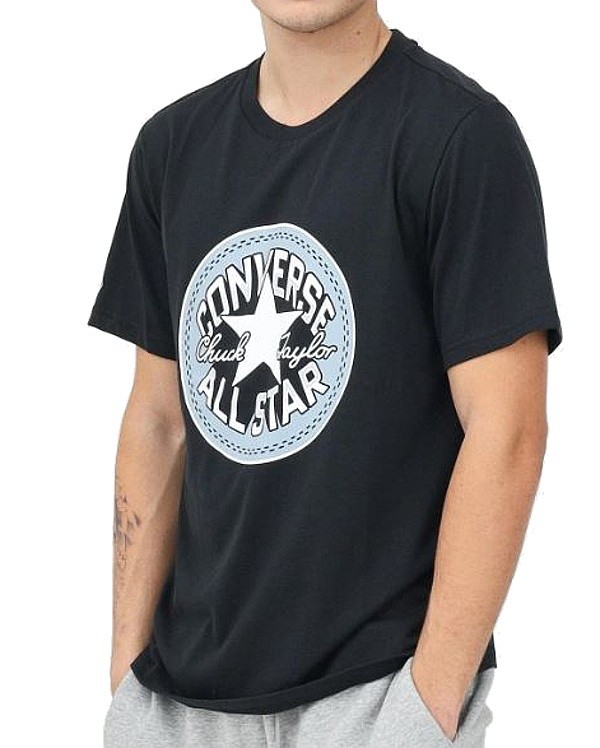 T-Shirt Converse Patch Remix/10027109 - A02/Converse Black - men´s