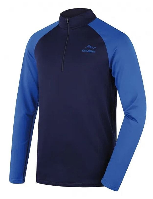 camisa Husky Active Winter Tromi Zip LS - Dark Blue - men´s