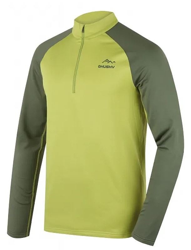 рубашка Husky Active Winter Tromi Zip LS - Bright Green - men´s