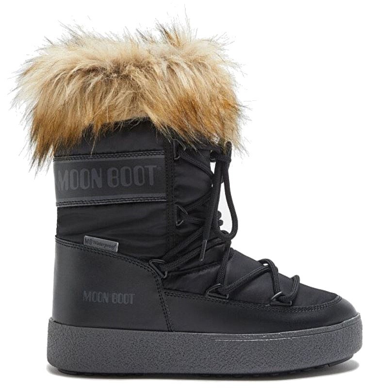 pantofi Moon Boot LTrack Monaco Low WP - Black - women´s