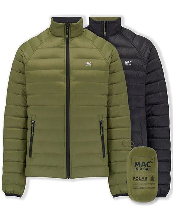 куртка Mac In a Sac Polar - Khaki/Black - men´s