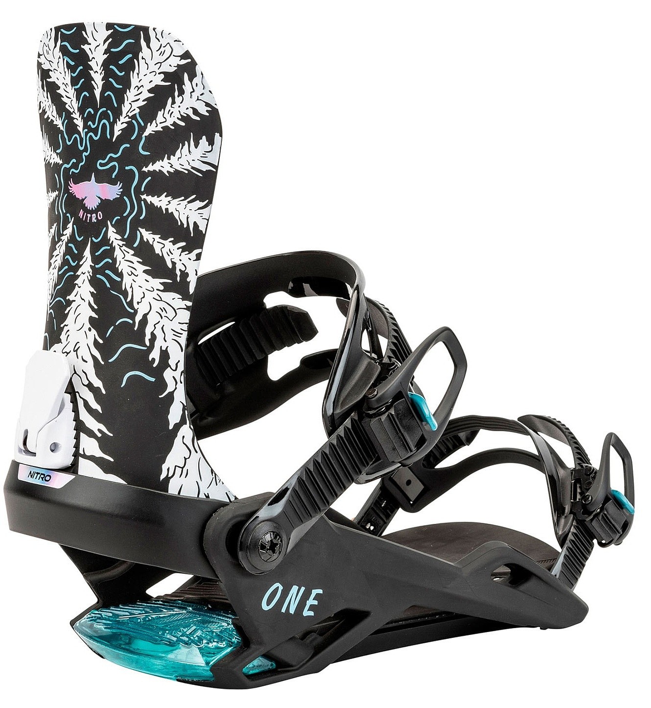 attacchi snowboard Nitro One - Raven - men´s
