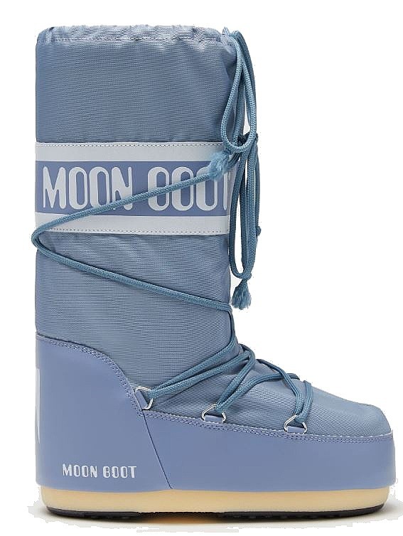 skor Moon Boot Icon Nylon - Elephant Grey