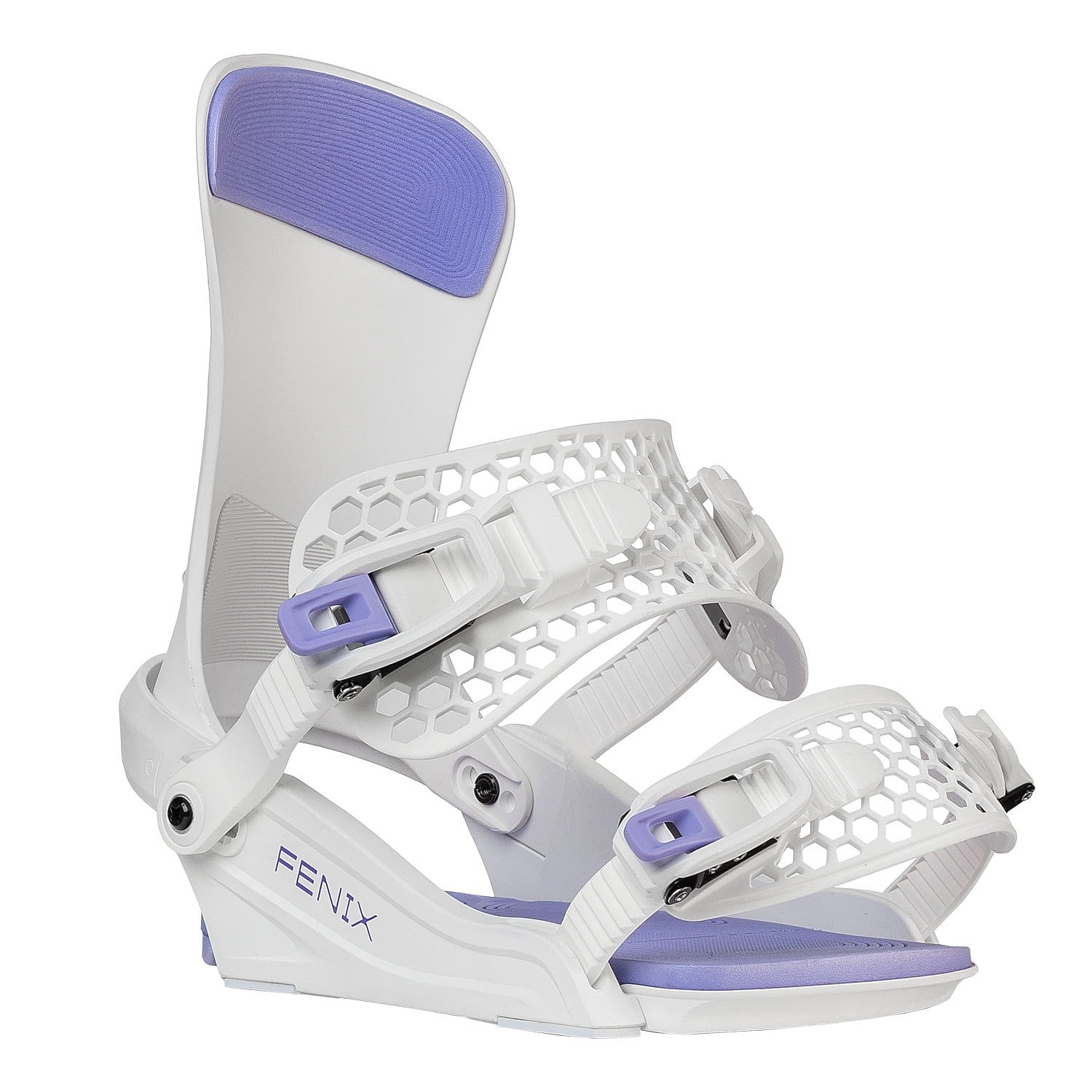 bindning Gravity Fenix - White/Levander - women´s