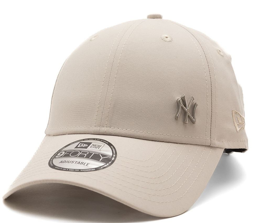 casquette New Era 9FO Flawless Logo MLB New York Yankees - Stone - men´s