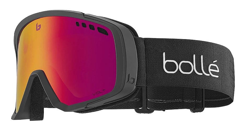 maschera da sci Bollé Mammoth L - Black Matte/Volt Ruby