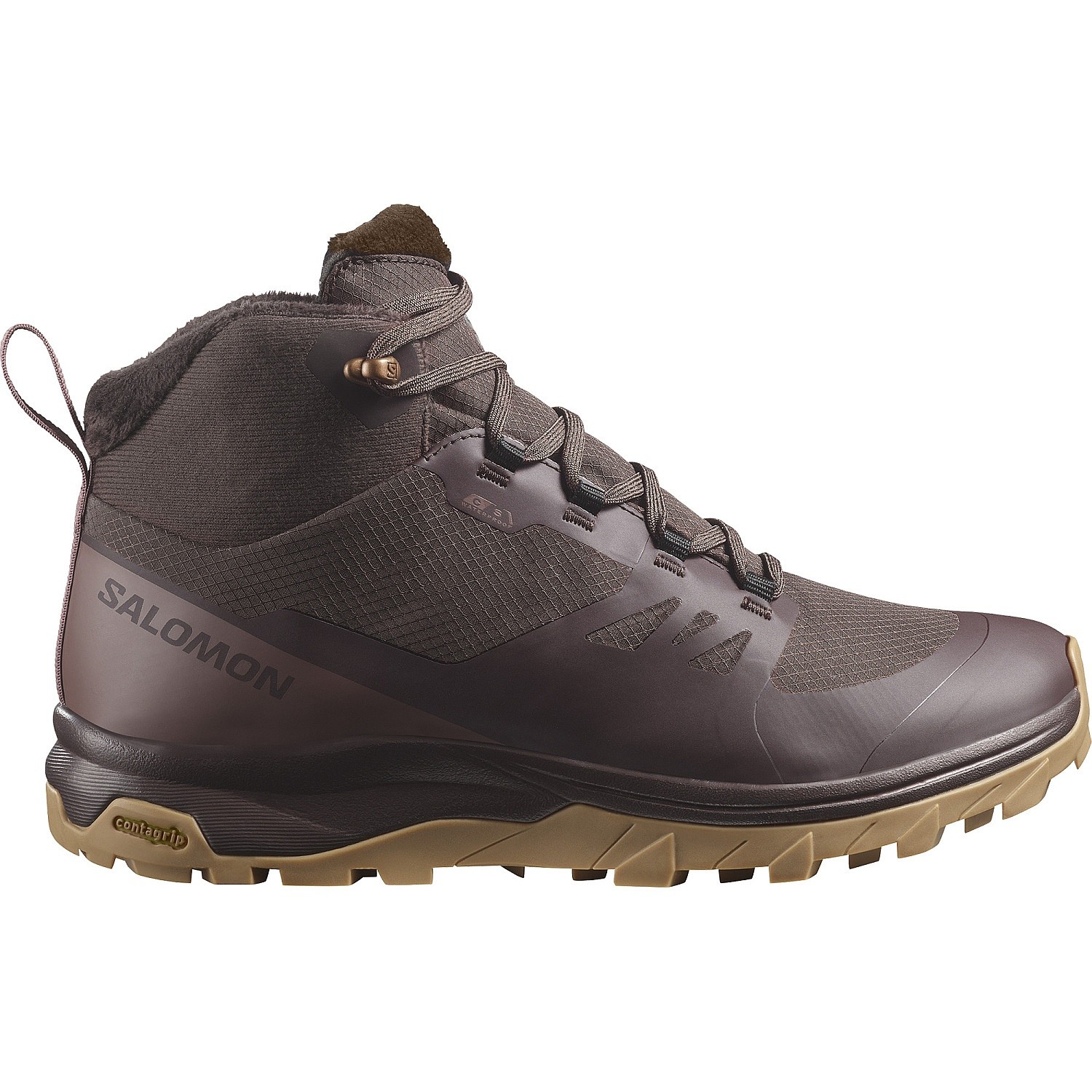 topánky Salomon OUTsnap CSWP - Black Coffee/Peppercorn/Gum #4