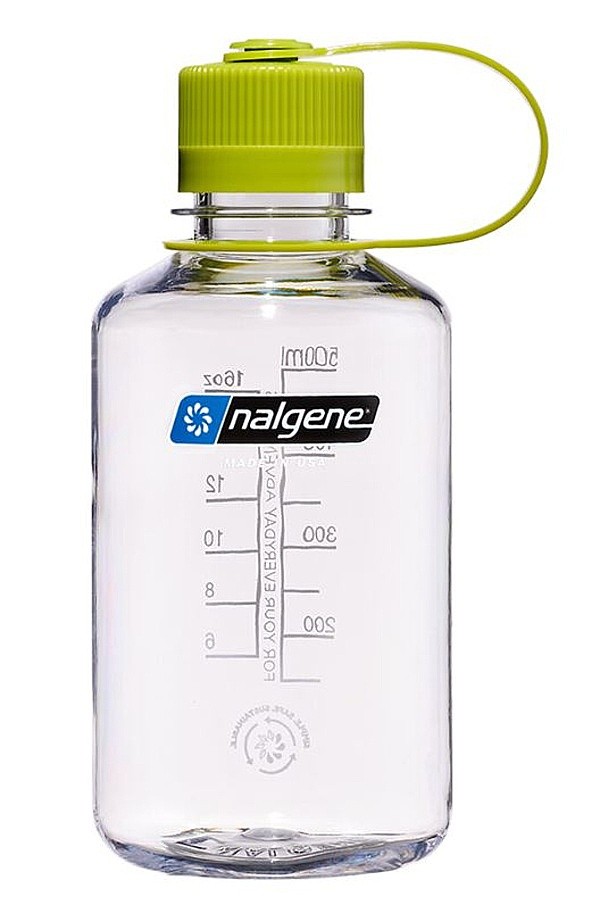 Trinkflasche Nalgene Narrow Mouth/2021-1216 - Clear/Green Cap