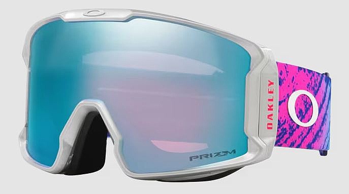 masque de ski  Oakley Line Miner L - Lucas Braathen Signature/Prizm Snow Sapphire Iridi - men´s