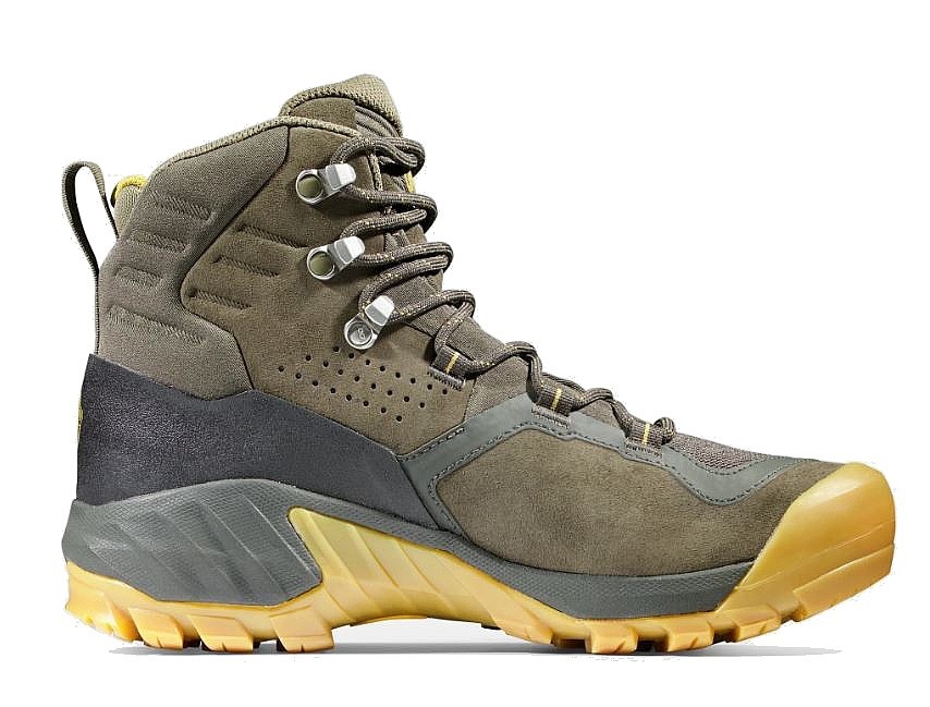 topánky Mammut Sapuen High GTX - Dark Tin/Amber Green