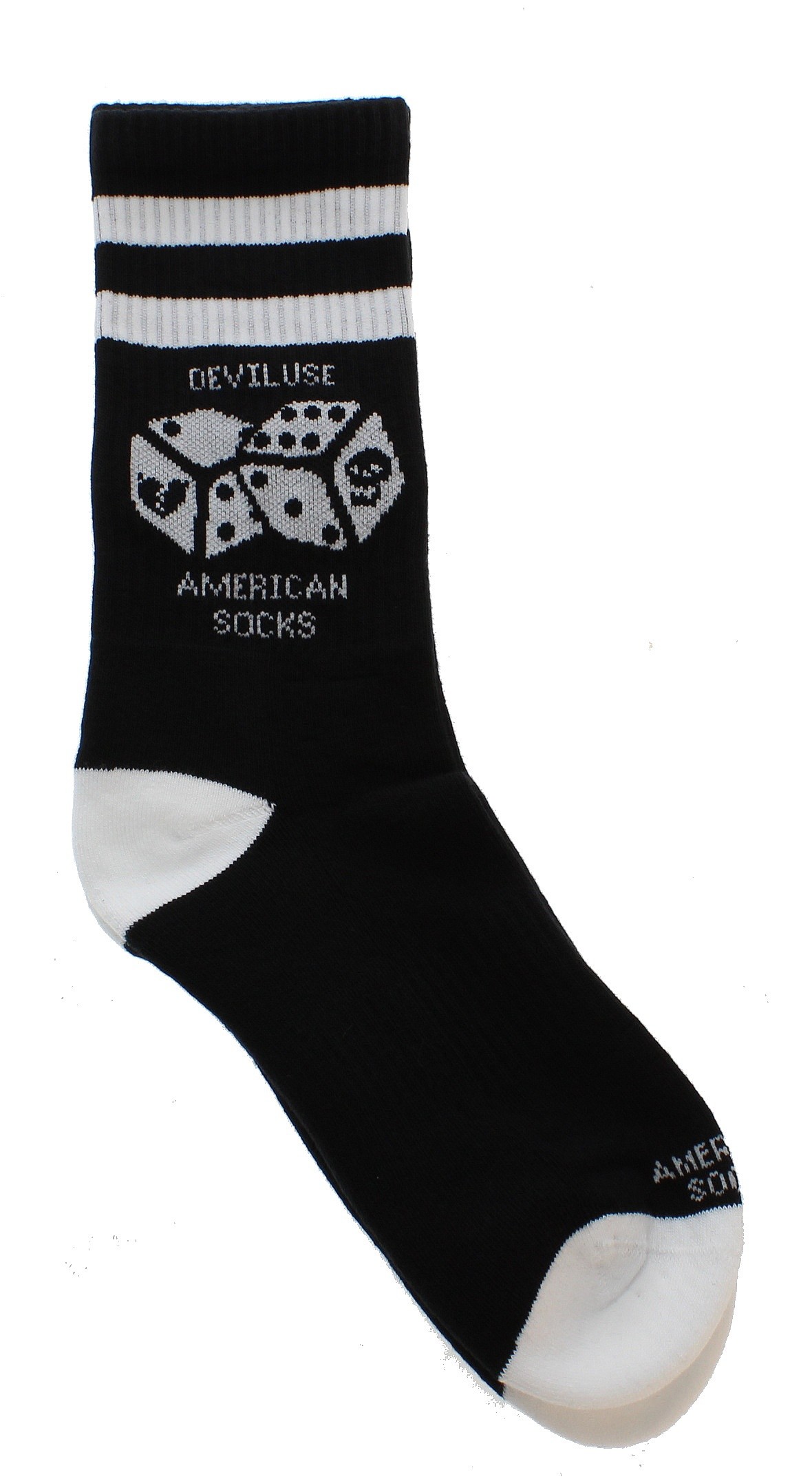 meias American Socks Mid High Deviluse - Good Luck