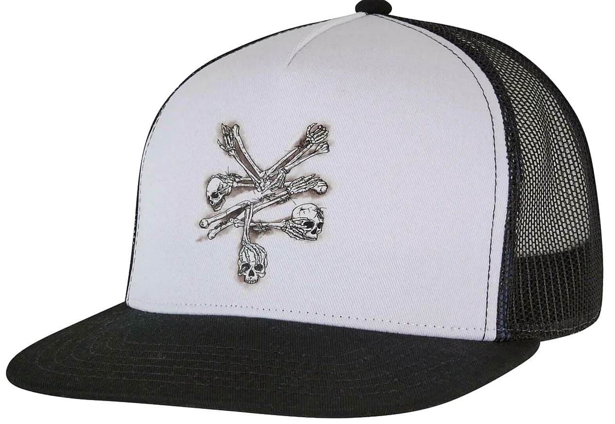 czapka z daszkiem Zoo York Bones Trucker - Black