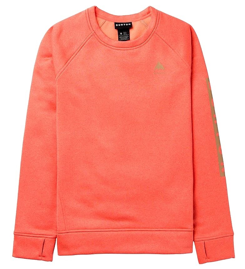 sweatshirt Burton Oak Crew - Peach Echo Heather - women´s