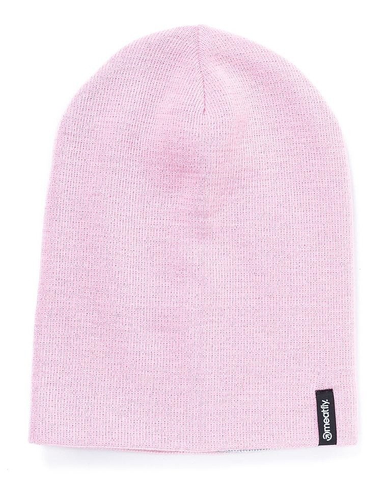 čiapka Meatfly Logan Reversible - Pink/White Heather