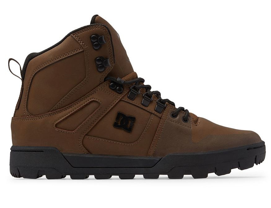 chaussures DC Pure High -Top WR Boot - DCC/Dark Chocolate - men´s
