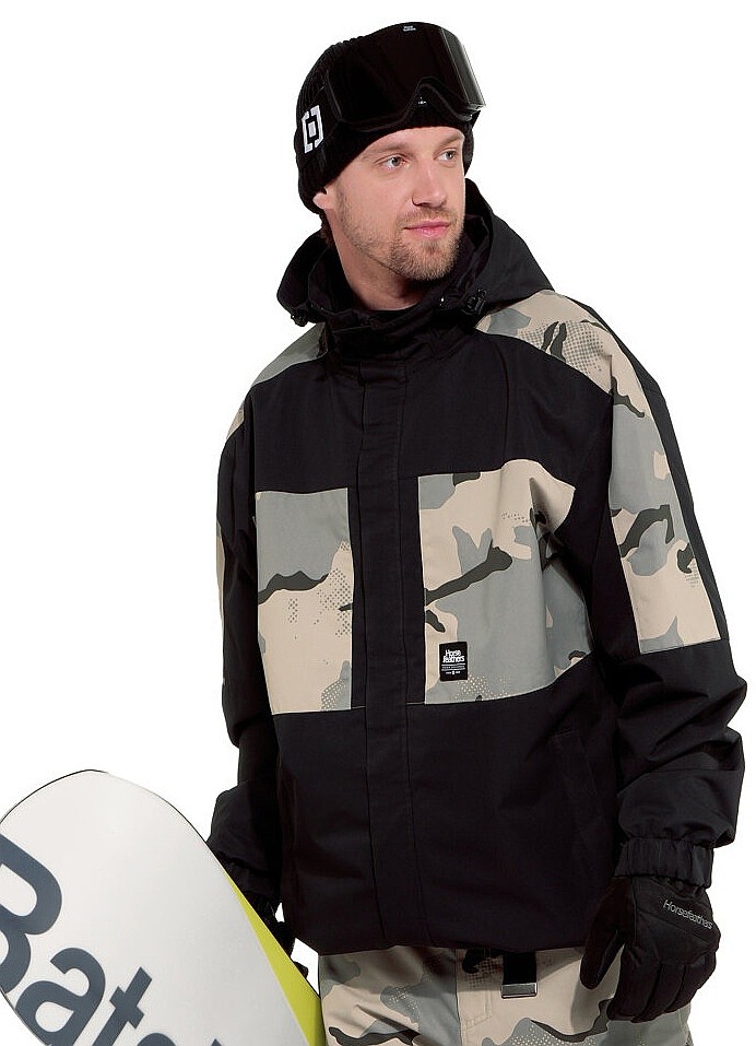 jacka Horsefeathers Envoy - Desert Camo/Black - men´s