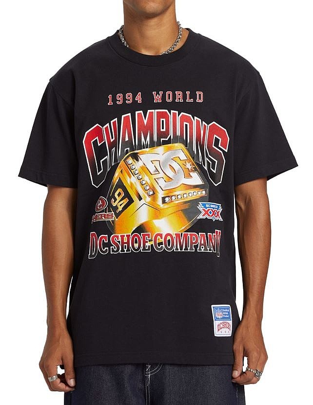 camisa DC Champion Ring Hss - KVJ0/Black - men´s