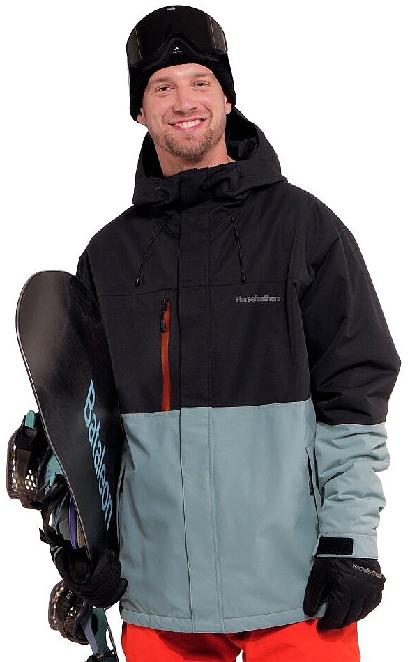 veste Horsefeathers Track - Black/Blue Haze - men´s