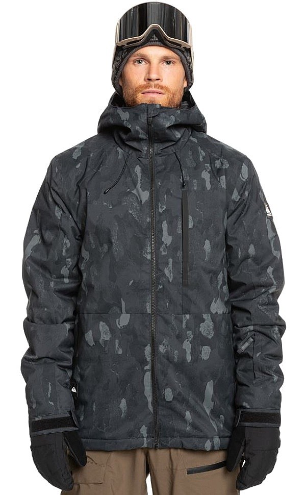 kurtka Quiksilver Mission Printed - KRP3/Nature Zoom Dark Shadow