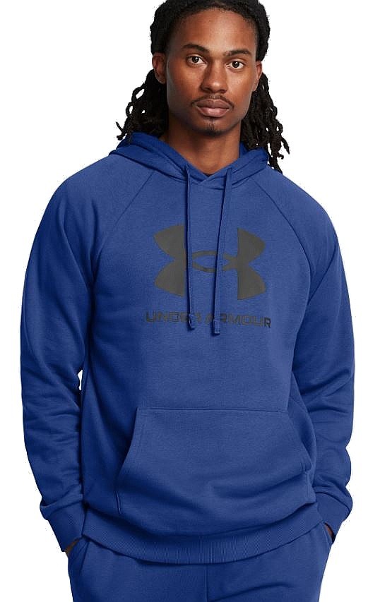mikina Under Armour Rival Fleece Logo - Tech Blue/Midnight Navy