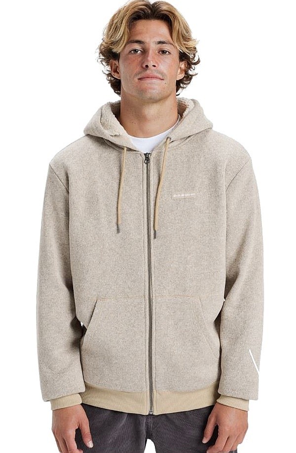 кофта Quiksilver Keller Sherpa Zip - TKAH/Twill Heather - men´s
