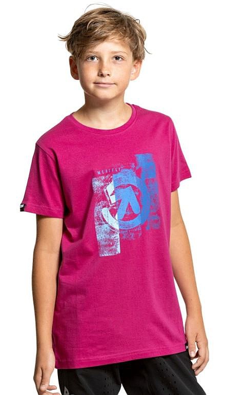 T-Shirt Meatfly Artee - Magenta - unisex junior