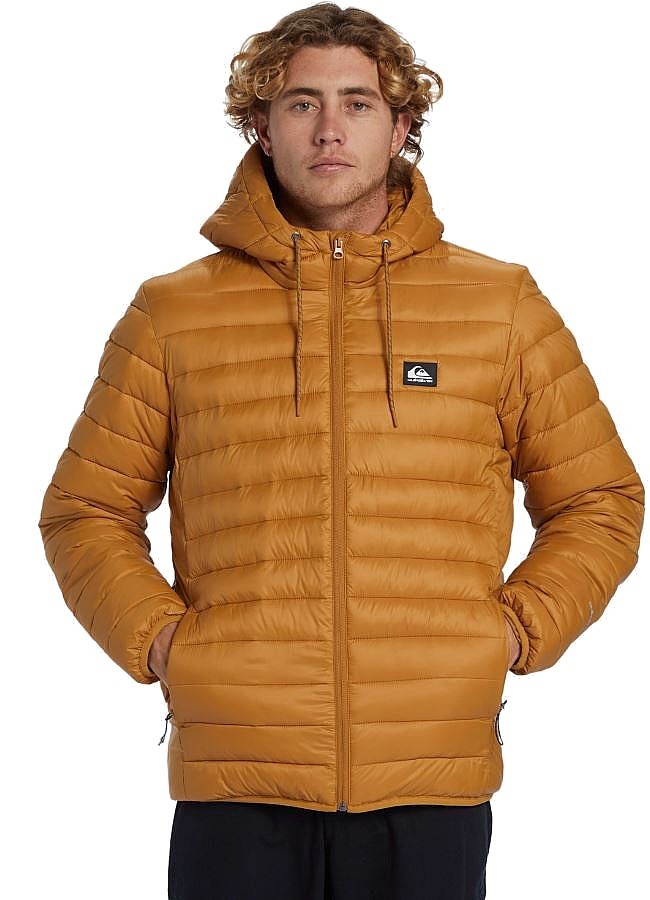 Jacke Quiksilver Scaly Hood - CMT0/Bone Brown - men´s