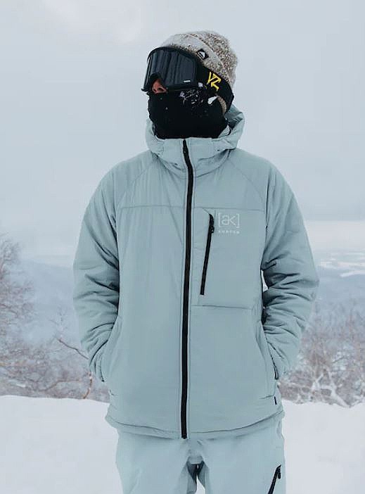 kurtka Burton Helium AK Hooded Stretch Insulated - Petrol Green