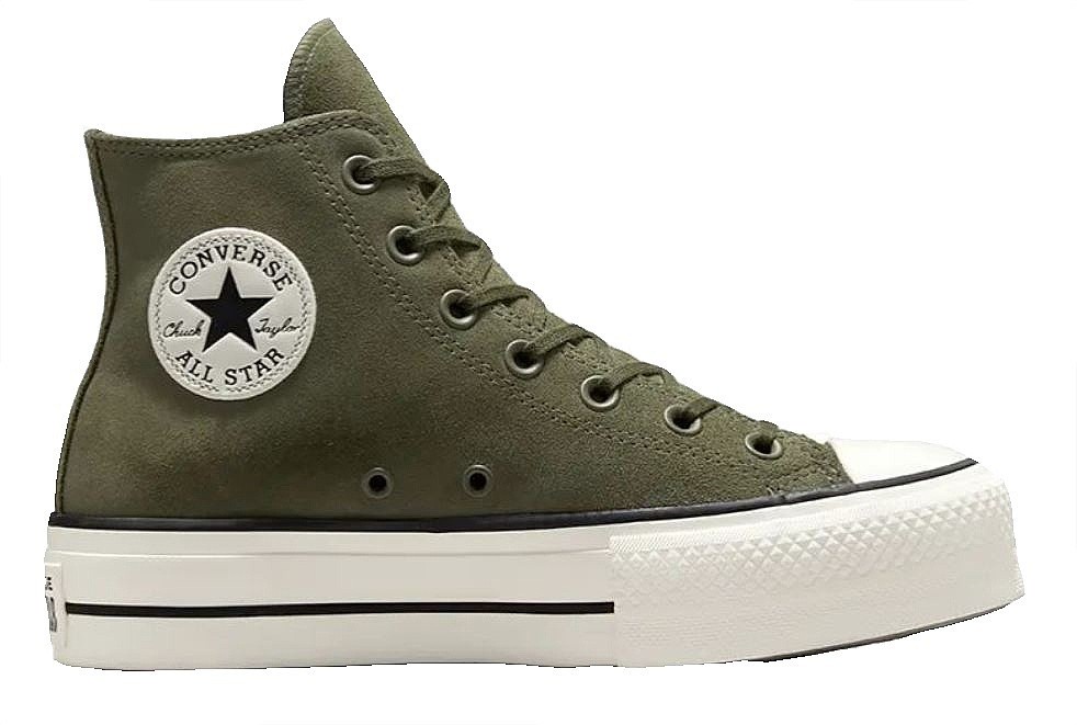 chaussures Converse Chuck Taylor All Star Lift Platform Colorful Hi - A11144/Utility/Egret/Black - women´s
