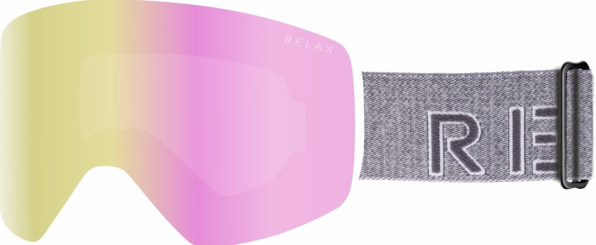 maschera da sci Relax Flow - HTG78A/Matte White/Bronze/Rose Gold Platinum