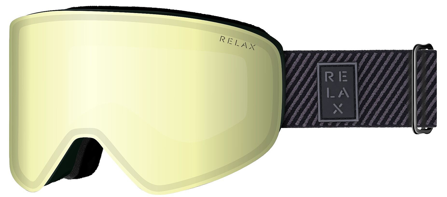 горнолыжные очки  Relax X-Fighter - HTG59G/Matte Black/Bronze/Ice Gold Platinum
