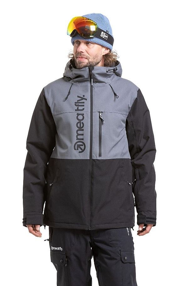 veste Meatfly Manifold - Dark Grey/Black - men´s