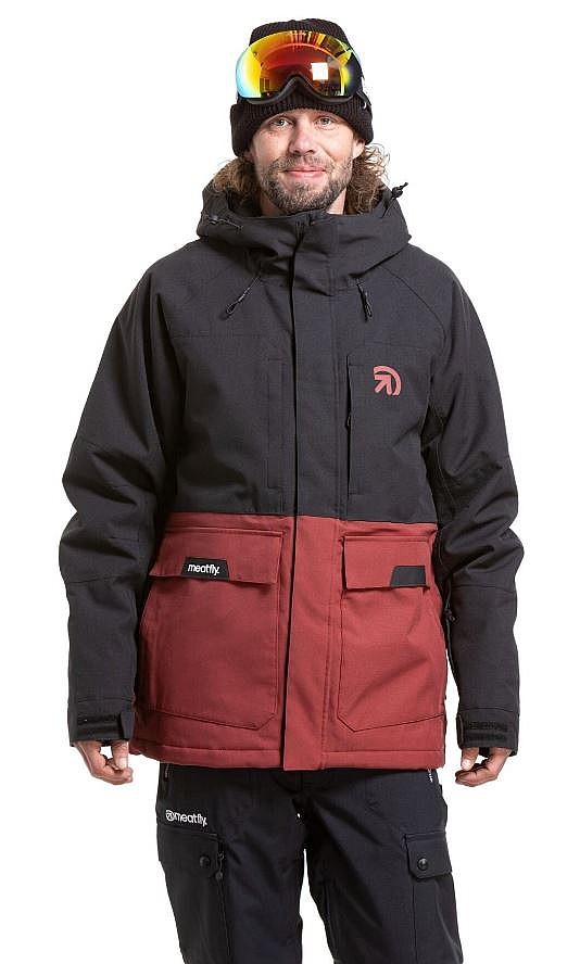 Jacke Meatfly Vertigo - Merlot/Black - men´s